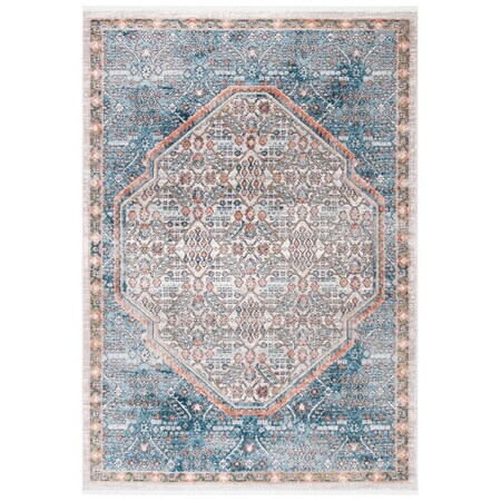 Safavieh Shivan Power Loomed Rectangle Area RugBlue & Red 8 x 10 ft. SHV714M-8